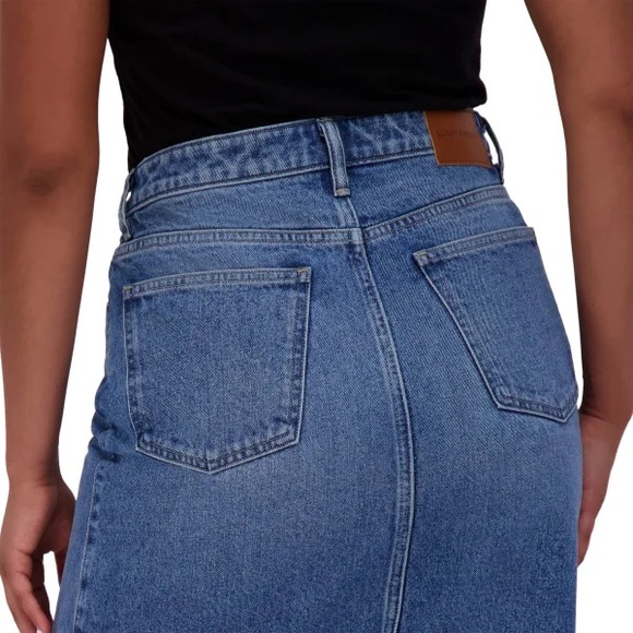 Lucky Brand Women's Midi Denim Skirt nwt - Picture 6 of 9